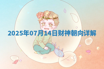 2025年07月14日财神朝向详解