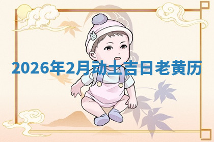 动土黄道吉日 动土黄道吉日