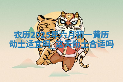 农历2025年六月初一黄历动土适宜吗,这天动土合适吗