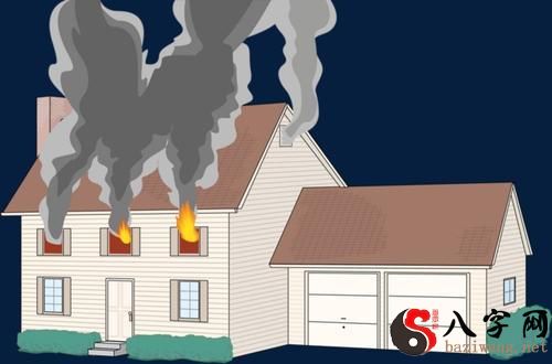梦见别人家房子着火
