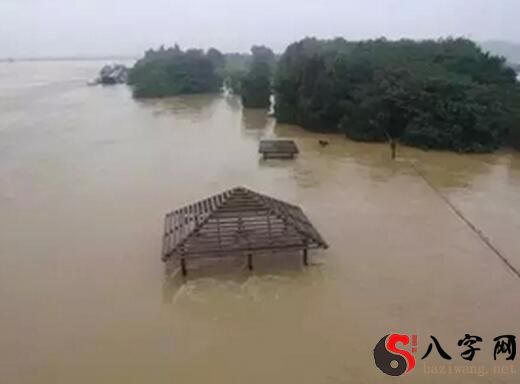 梦见发大水逃命